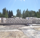 Кладка газобетона в Киссолово