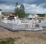 Кладка газобетона в Киссолово