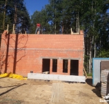 Кладка стен в Сосново