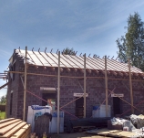 Заканчиваем кровлю