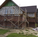 Снова облицовка дома