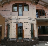 Облицовка дома кирпичом RAUF