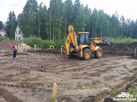 Начало строительства в Кандикюля