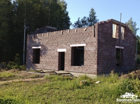 Возведение стен в Кандикюля