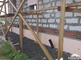 Облицовка газобетонного дома