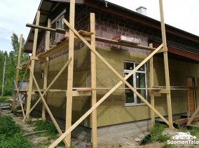 Утепление керамзитобетонного дома