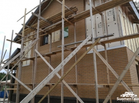 Облицовка дома кирпичом RAUF