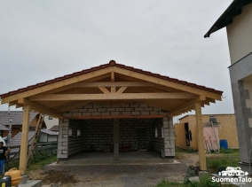 Закончили кровлю