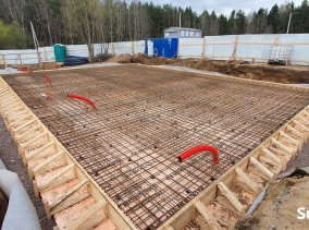 Готовы фундаменты дуплексов