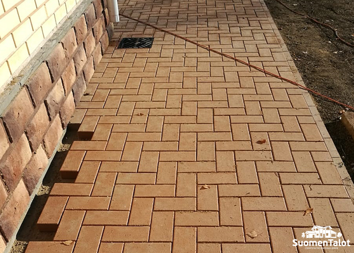Мощение клинкером SuomenTalot