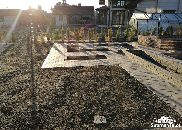Мощение клинкером SuomenTalot