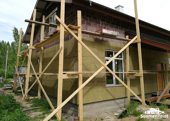 Дом из керамзитобетона SuomenTalot