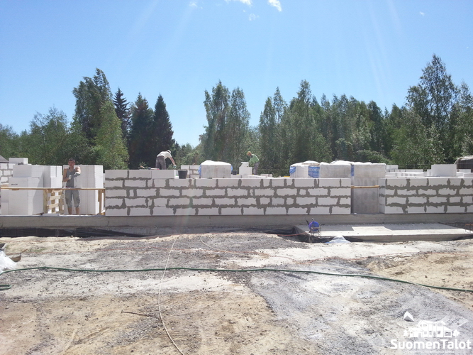 Дом из газобетона
