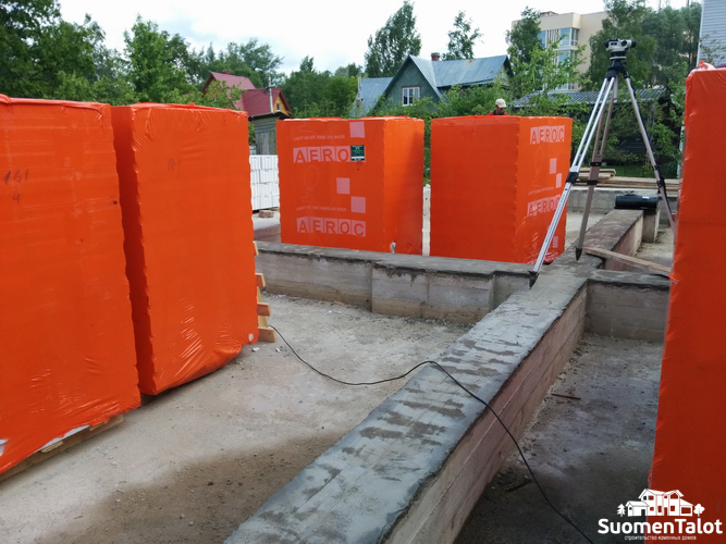 Дом из газобетона Санкт-Петербург SuomenTalot