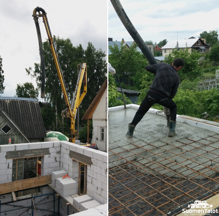 Строительство дома из газобетона Санкт-Петербург SuomenTalot