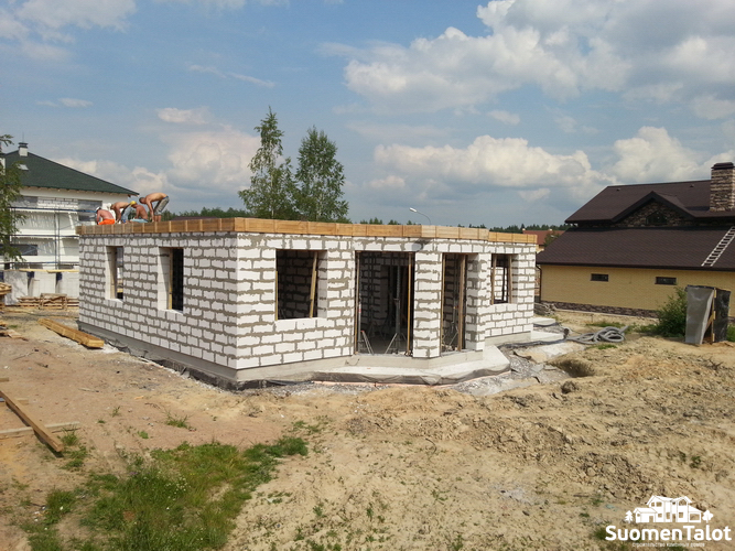 Строительство из газобетона Санкт-Петербург SuomenTalot