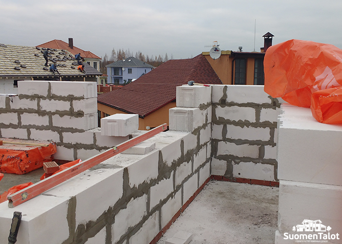 Строительство из газобетона SuomenTalot