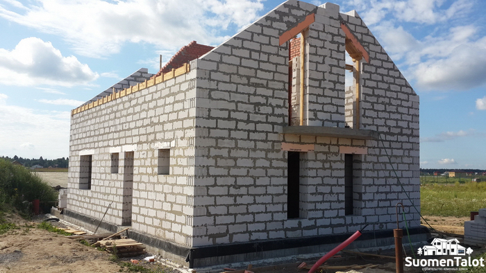 Строительство из газобетона Санкт-Петербург SuomenTalot 